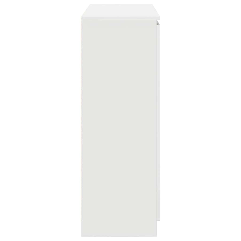 Bufetă cu sertare Alb 100,5x35x98,5 cm Lemn prelucrat GartenMobel Dekor