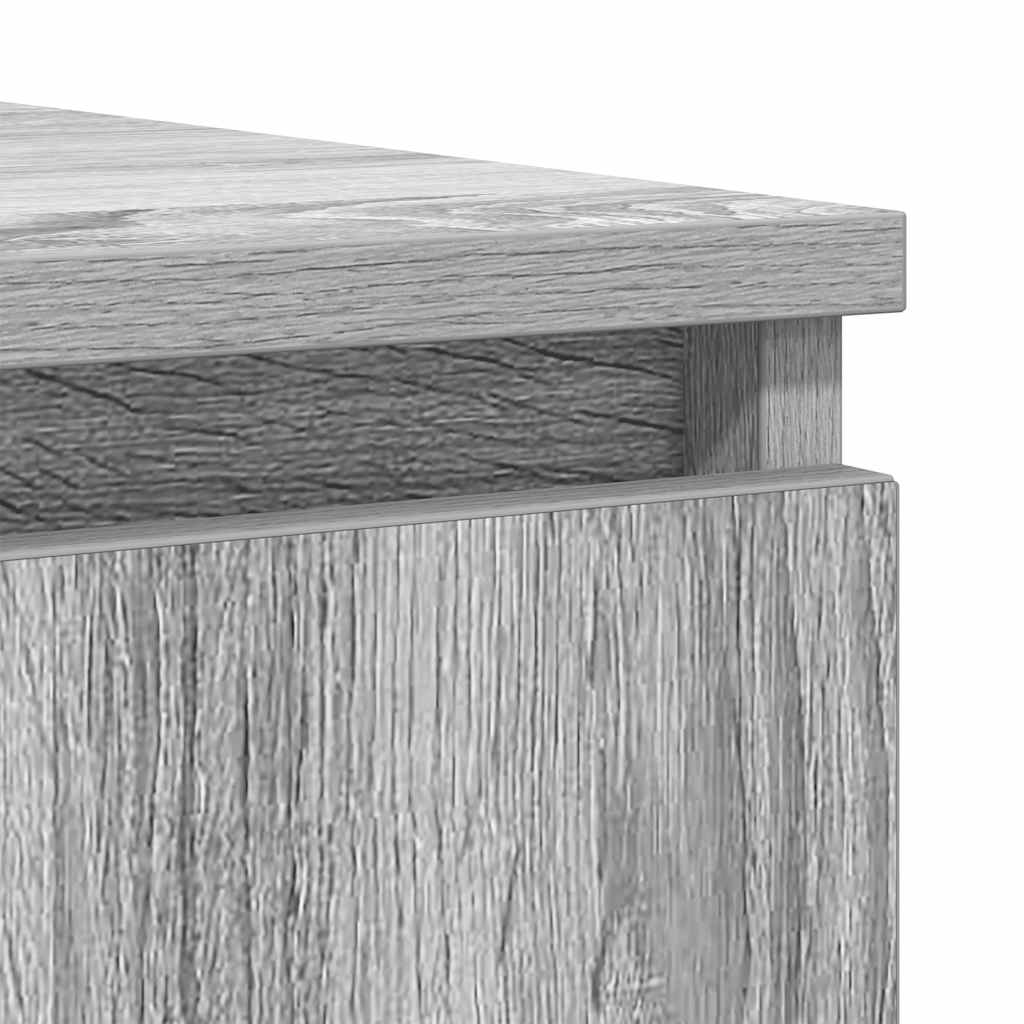 Bufetă cu sertare Gri Sonoma 100,5x35x76 cm Lemn prelucrat GartenMobel Dekor