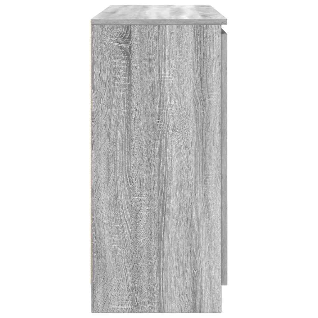 Bufetă cu sertare Gri Sonoma 100,5x35x76 cm Lemn prelucrat GartenMobel Dekor