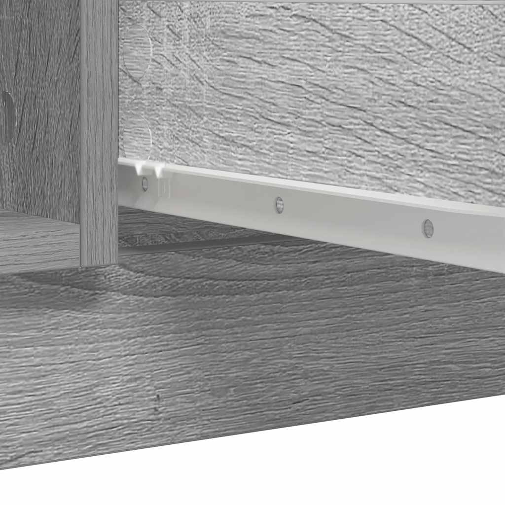Bufetă cu sertare Gri Sonoma 100,5x35x76 cm Lemn prelucrat GartenMobel Dekor