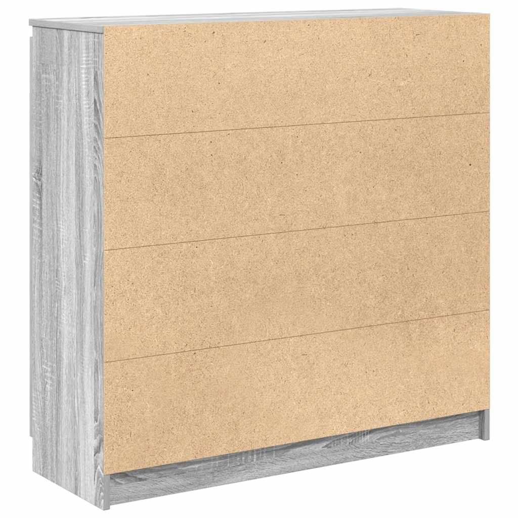 Bufetă cu sertare Gri Sonoma 100,5x35x98,5 cm Lemn prelucrat GartenMobel Dekor