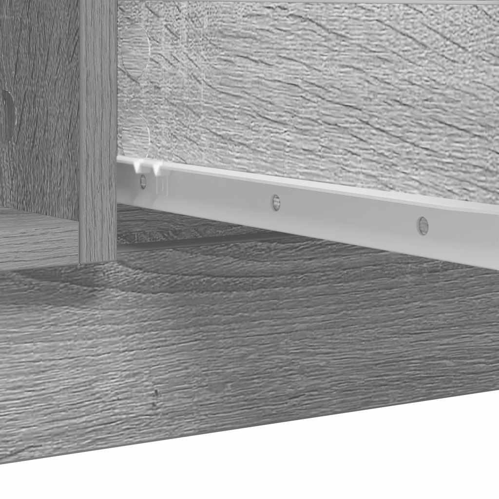Bufetă cu sertare Gri Sonoma 100,5x35x98,5 cm Lemn prelucrat GartenMobel Dekor