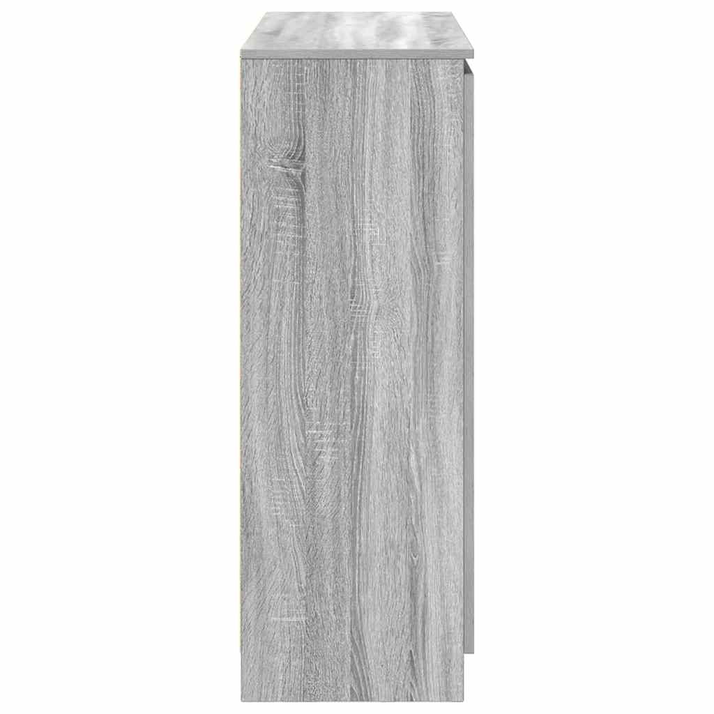 Bufetă cu sertare Gri Sonoma 100,5x35x98,5 cm Lemn prelucrat GartenMobel Dekor