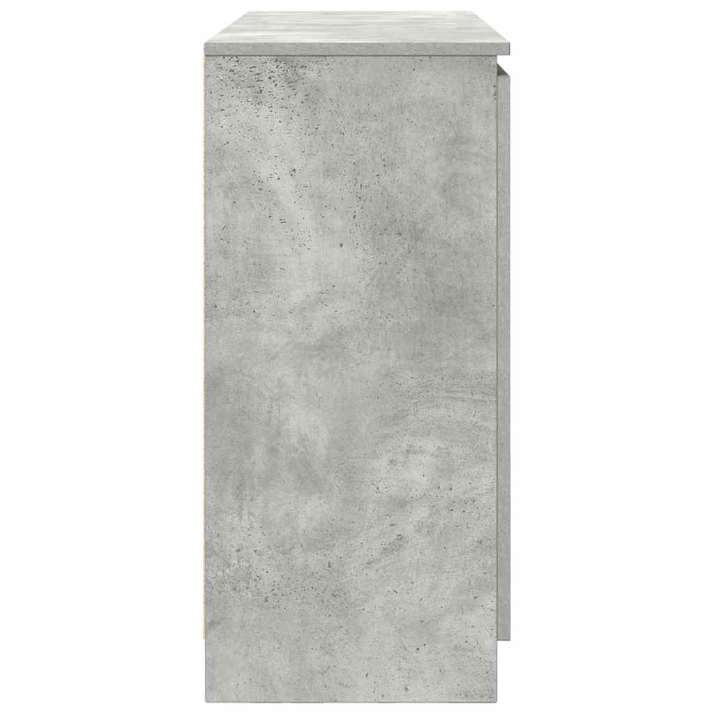 Bufetă cu sertare Gri beton 100,5x35x76 cm Lemn prelucrat GartenMobel Dekor
