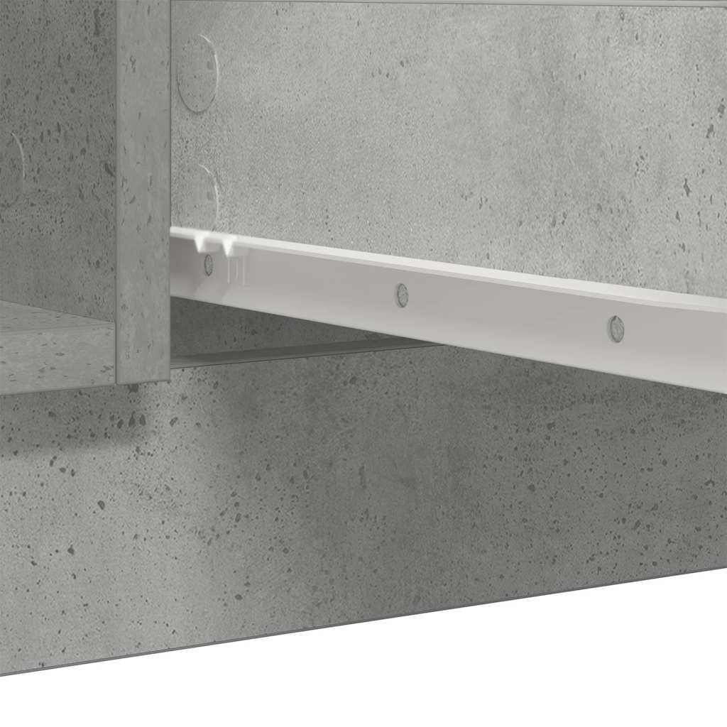 Bufetă cu sertare Gri beton 100,5x35x76 cm Lemn prelucrat GartenMobel Dekor