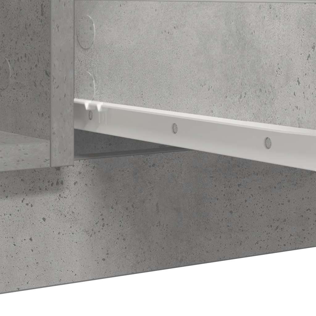 Bufetă cu sertare Gri beton 100,5x35x98,5 cm Lemn prelucrat GartenMobel Dekor
