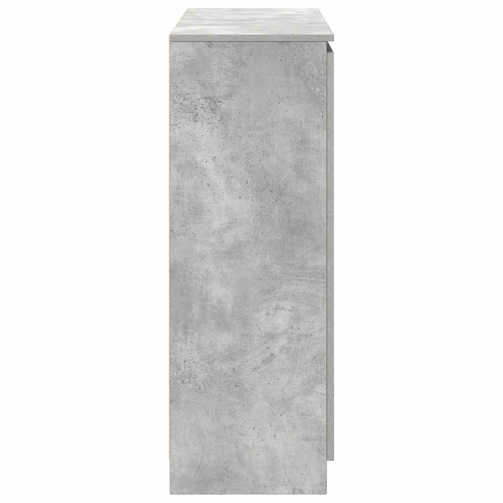 Bufetă cu sertare Gri beton 100,5x35x98,5 cm Lemn prelucrat GartenMobel Dekor