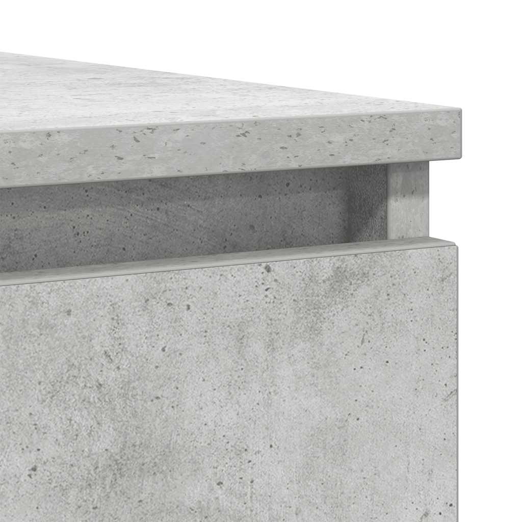 Bufetă cu sertare Gri beton 100,5x35x98,5 cm Lemn prelucrat GartenMobel Dekor