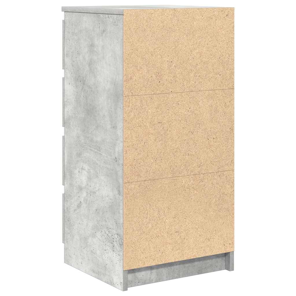 Bufetă cu sertare Gri beton 37,5x35x99 cm Lemn prelucrat GartenMobel Dekor