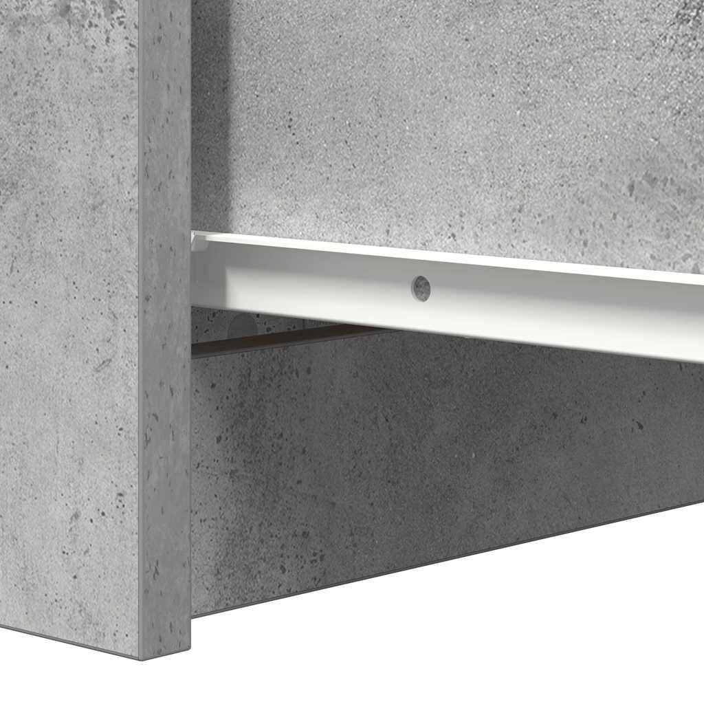 Bufetă cu sertare Gri beton 37,5x35x99 cm Lemn prelucrat GartenMobel Dekor