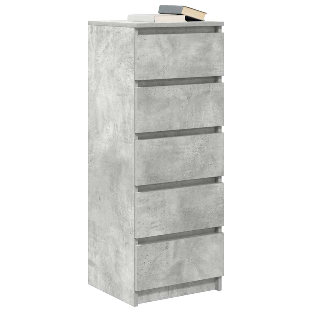 Bufetă cu sertare Gri beton 37,5x35x99 cm Lemn prelucrat GartenMobel Dekor
