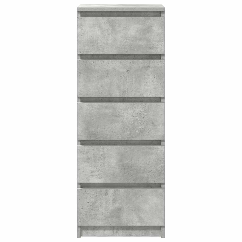 Bufetă cu sertare Gri beton 37,5x35x99 cm Lemn prelucrat GartenMobel Dekor