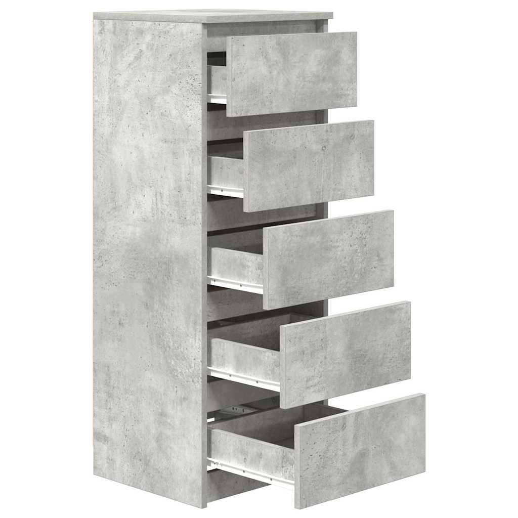 Bufetă cu sertare Gri beton 37,5x35x99 cm Lemn prelucrat GartenMobel Dekor