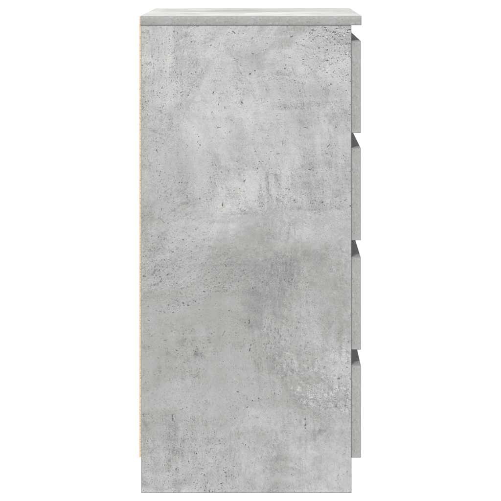 Bufetă cu sertare Gri beton 37,5x35x99 cm Lemn prelucrat GartenMobel Dekor