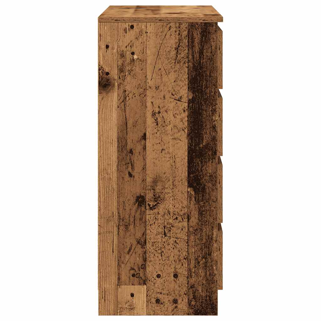 Bufetă cu sertare Lemn vechi 71x35x84 cm Lemn prelucrat GartenMobel Dekor