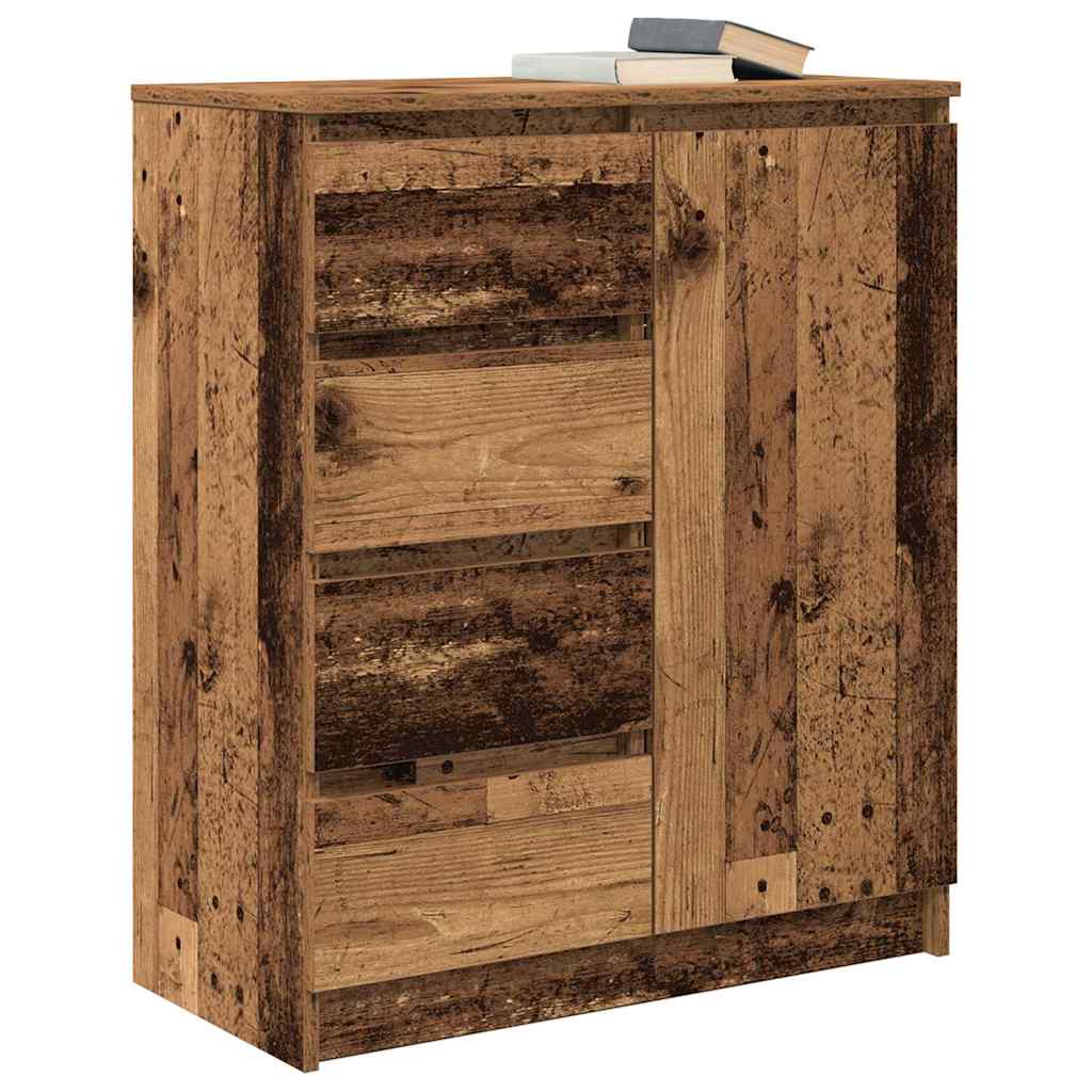 Bufetă cu sertare Lemn vechi 71x35x84 cm Lemn prelucrat GartenMobel Dekor