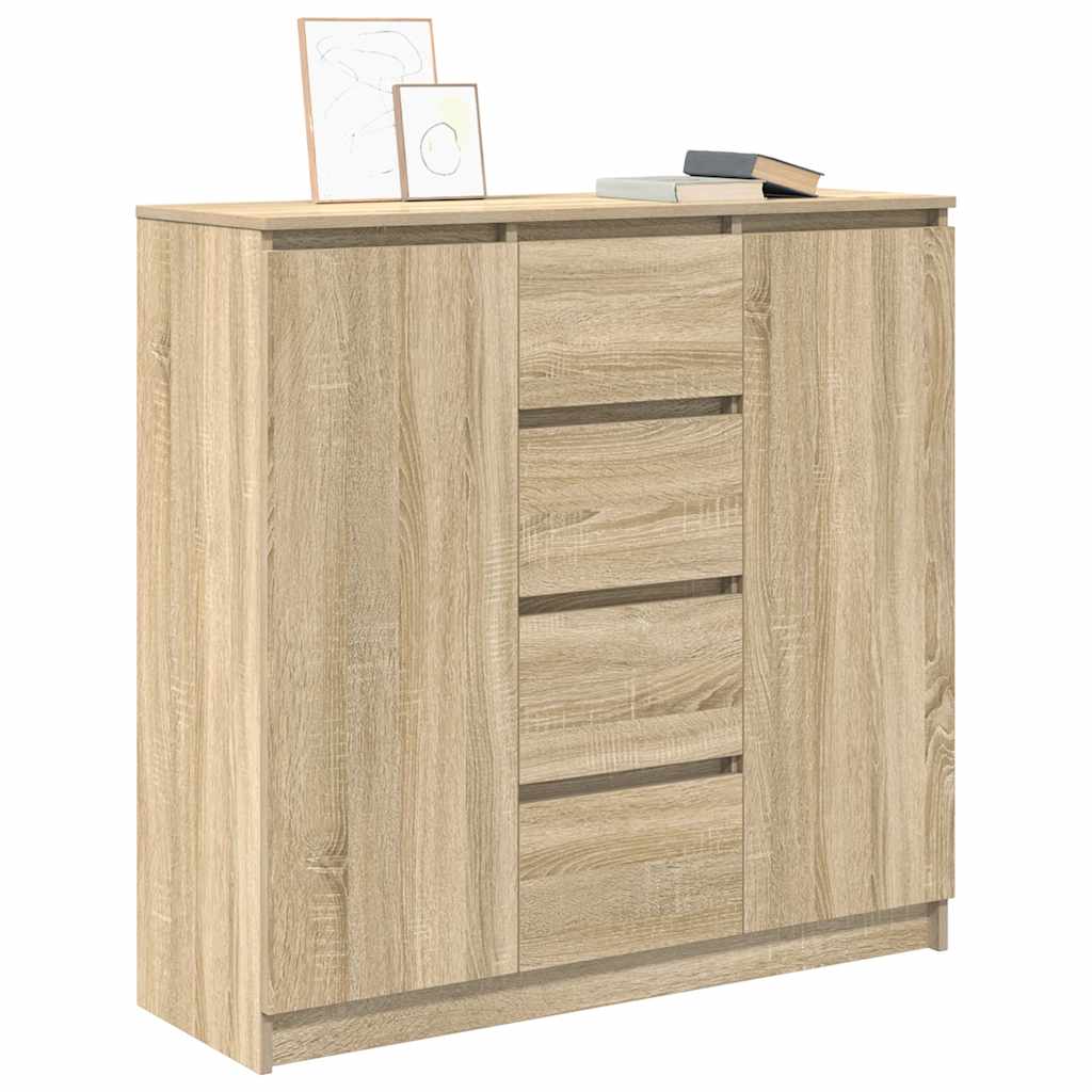 Bufetă cu sertare Stejar Sonoma 100,5x35x98,5 cm Lemn prelucrat GartenMobel Dekor