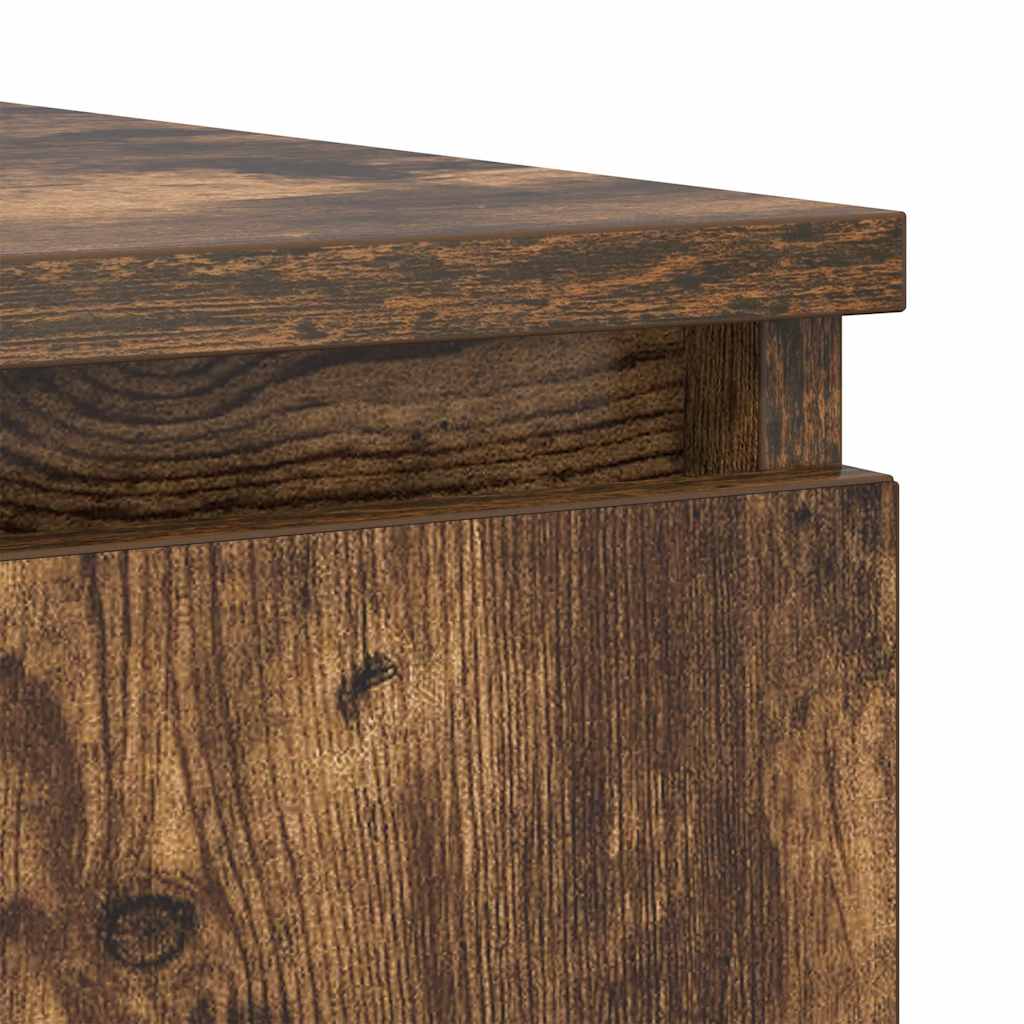 Bufetă cu sertare Stejar afumat 100,5x35x76 cm Lemn prelucrat GartenMobel Dekor