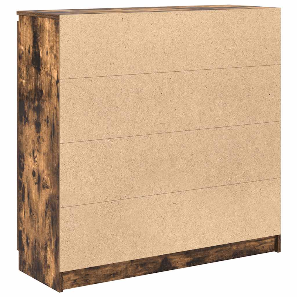 Bufetă cu sertare Stejar afumat 100,5x35x98,5 cm Lemn prelucrat GartenMobel Dekor
