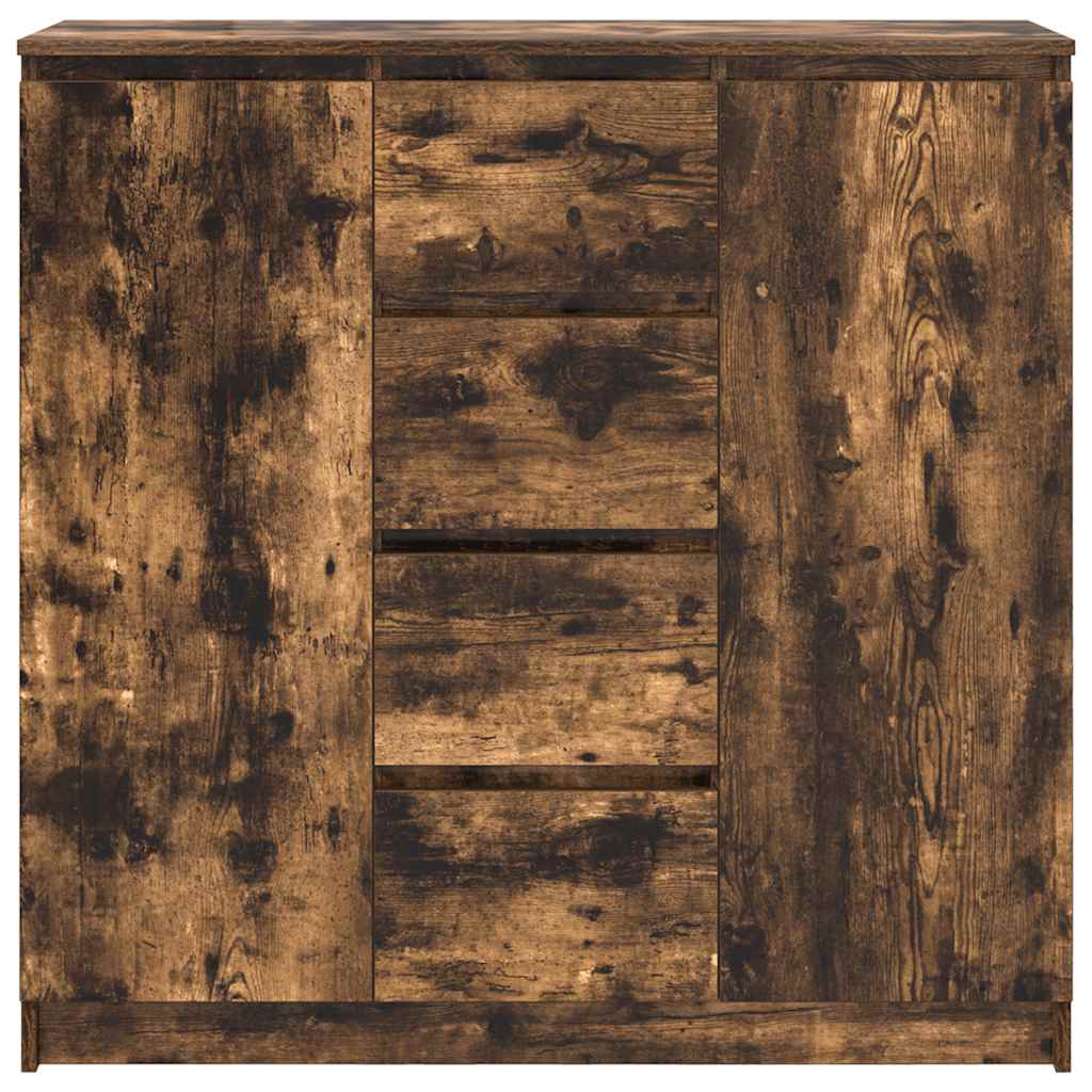 Bufetă cu sertare Stejar afumat 100,5x35x98,5 cm Lemn prelucrat GartenMobel Dekor