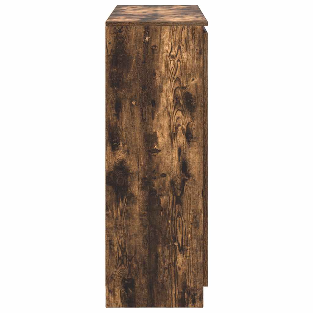 Bufetă cu sertare Stejar afumat 100,5x35x98,5 cm Lemn prelucrat GartenMobel Dekor