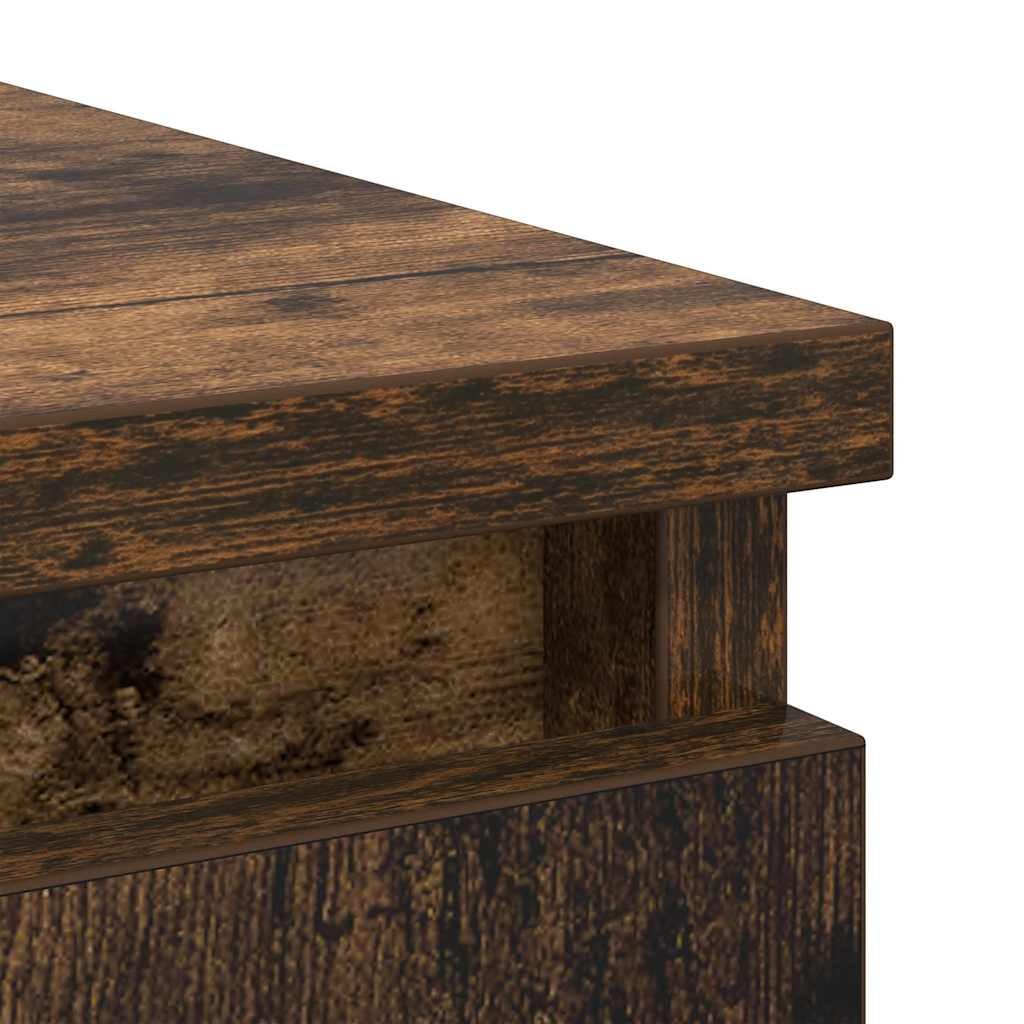 Bufetă cu sertare Stejar afumat 71x35x84 cm Lemn prelucrat GartenMobel Dekor