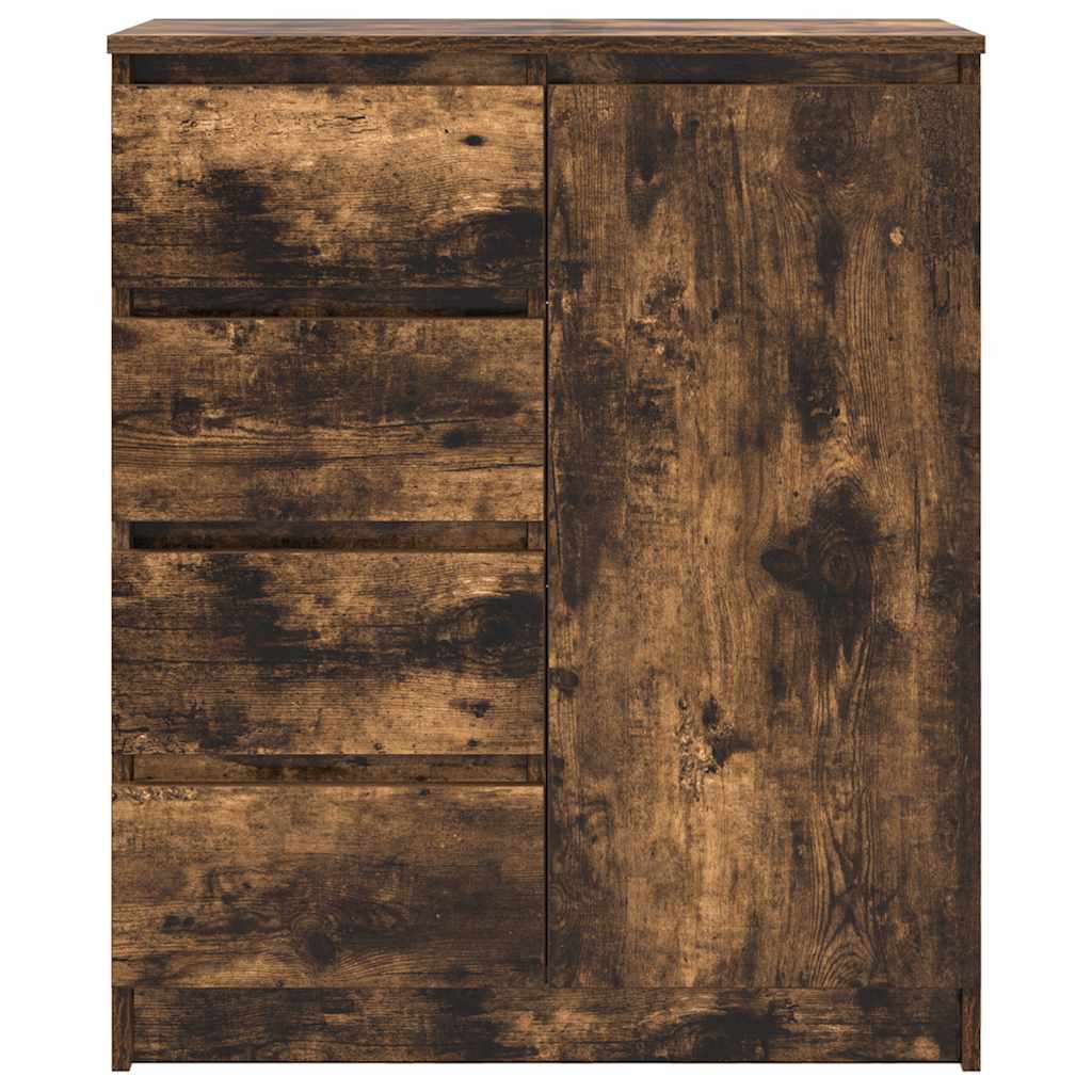 Bufetă cu sertare Stejar afumat 71x35x84 cm Lemn prelucrat GartenMobel Dekor