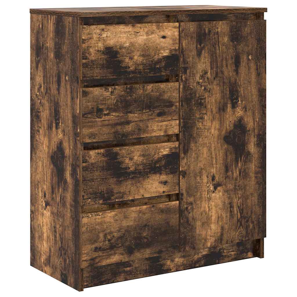 Bufetă cu sertare Stejar afumat 71x35x84 cm Lemn prelucrat GartenMobel Dekor