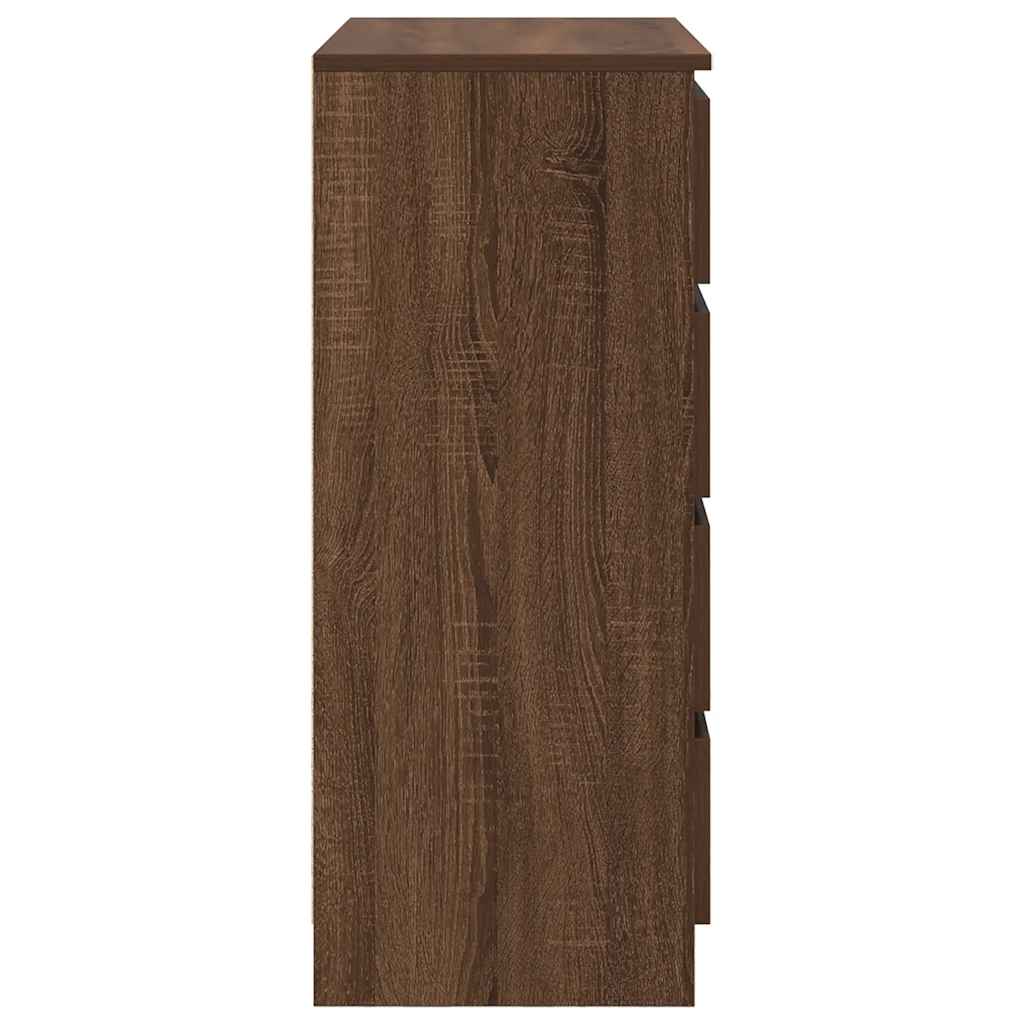 Bufetă cu sertare Stejar maro 71x35x84 cm Lemn prelucrat GartenMobel Dekor