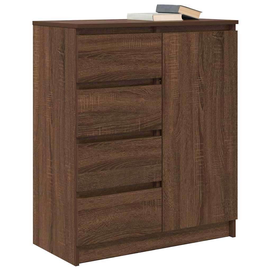 Bufetă cu sertare Stejar maro 71x35x84 cm Lemn prelucrat GartenMobel Dekor