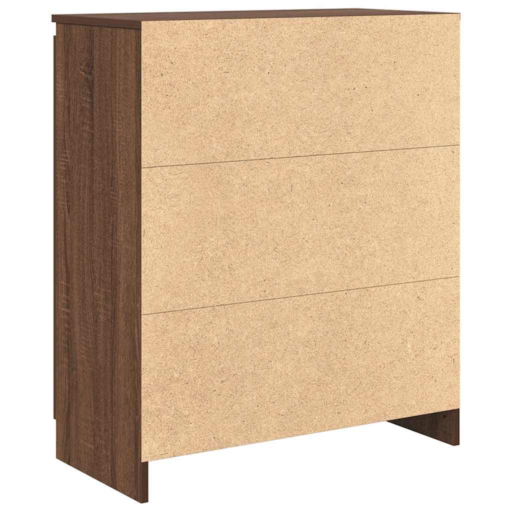 Bufetă cu sertare Stejar maro 71x35x84 cm Lemn prelucrat GartenMobel Dekor