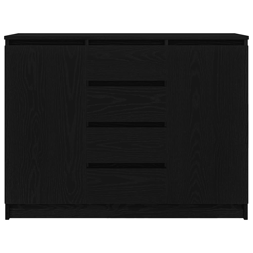 Bufetă cu sertare Stejar negru 100,5x35x76 cm Lemn prelucrat GartenMobel Dekor