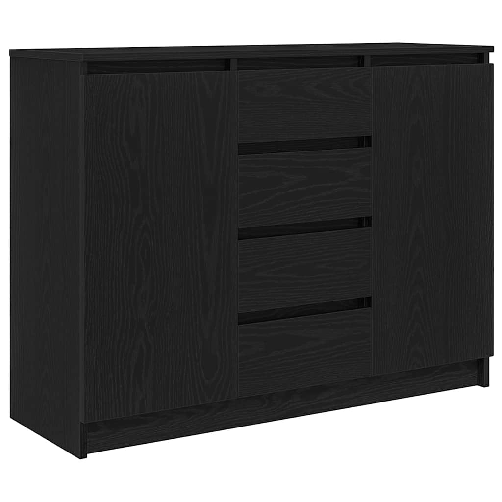 Bufetă cu sertare Stejar negru 100,5x35x76 cm Lemn prelucrat GartenMobel Dekor