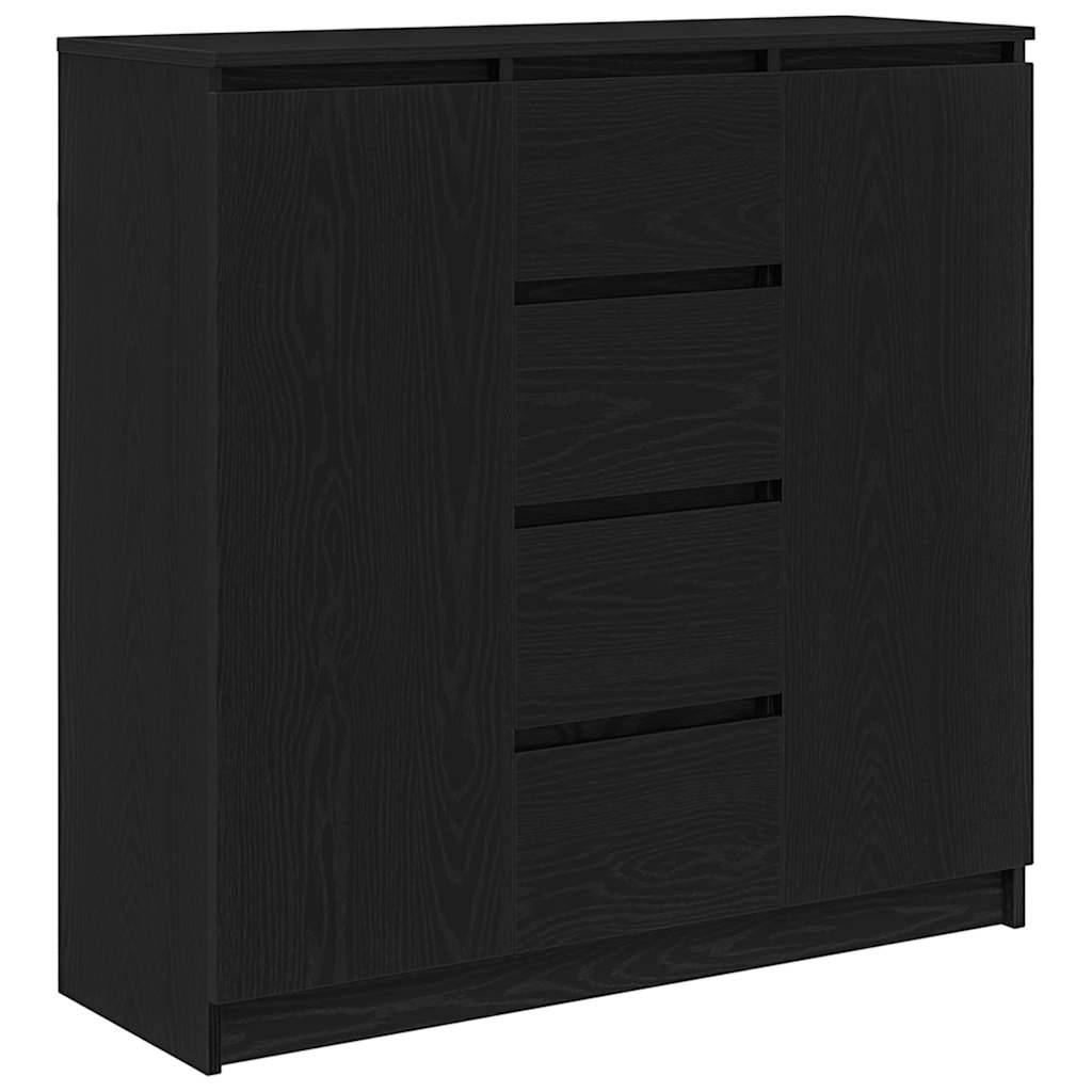 Bufetă cu sertare Stejar negru 100,5x35x98,5 cm Lemn prelucrat GartenMobel Dekor