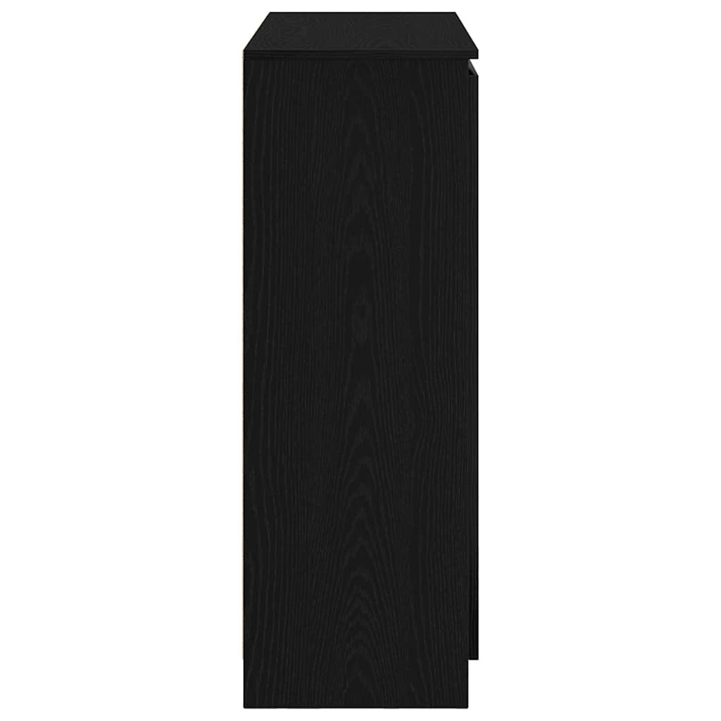 Bufetă cu sertare Stejar negru 100,5x35x98,5 cm Lemn prelucrat GartenMobel Dekor