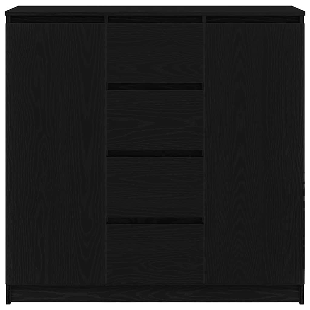 Bufetă cu sertare Stejar negru 100,5x35x98,5 cm Lemn prelucrat GartenMobel Dekor