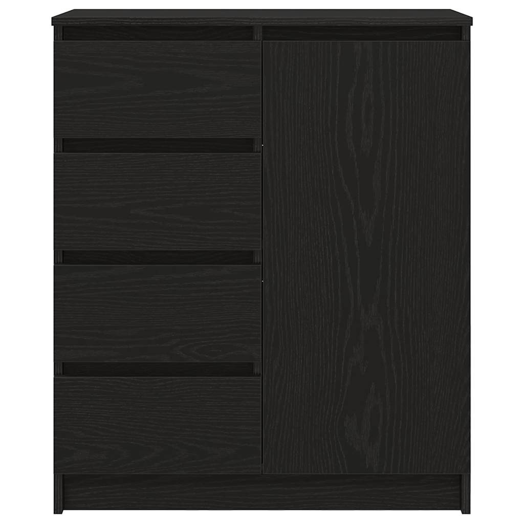 Bufetă cu sertare Stejar negru 71x35x84 cm Lemn prelucrat GartenMobel Dekor