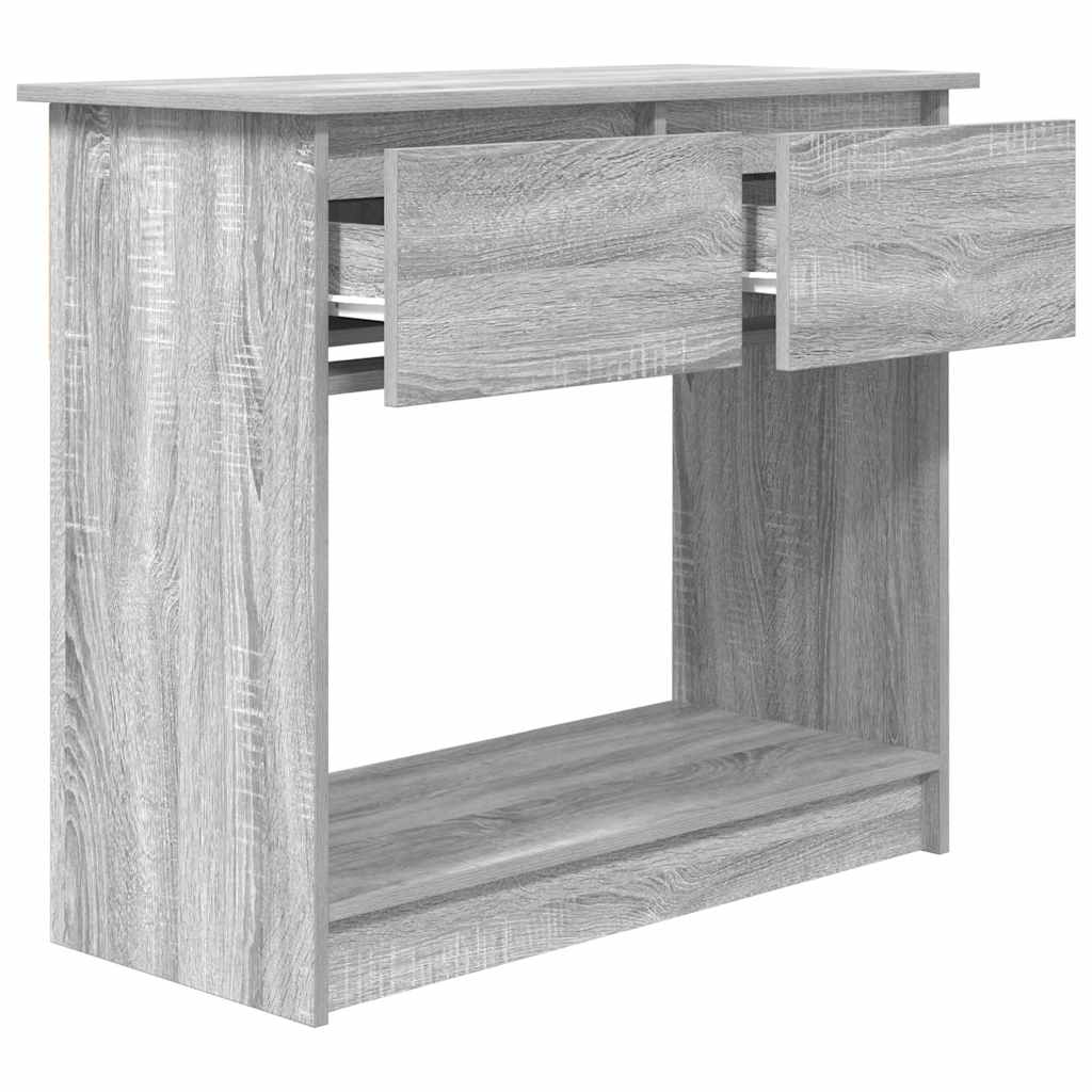 Consolă cu sertare Gri Sonoma 85,5x38,5x74,5 cm GartenMobel Dekor