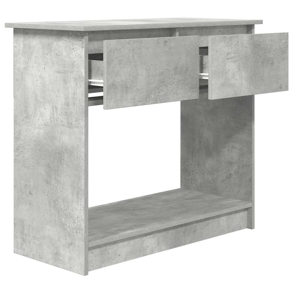 Consolă cu sertare Gri beton 85,5x38,5x74,5 cm GartenMobel Dekor