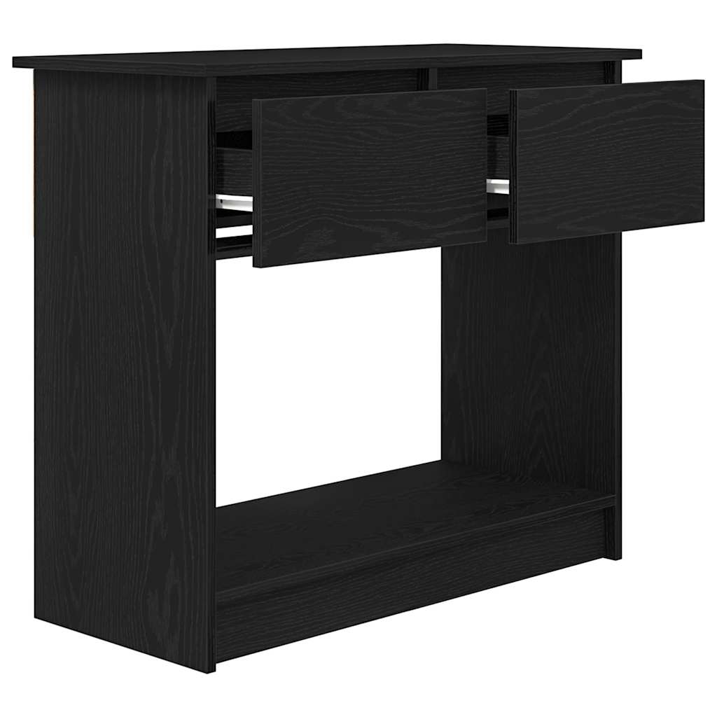 Consolă cu sertare Negru 85,5x38,5x74,5 cm GartenMobel Dekor