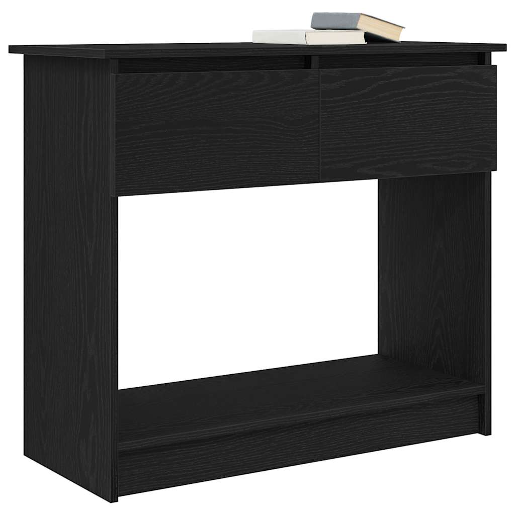 Consolă cu sertare Negru 85,5x38,5x74,5 cm GartenMobel Dekor