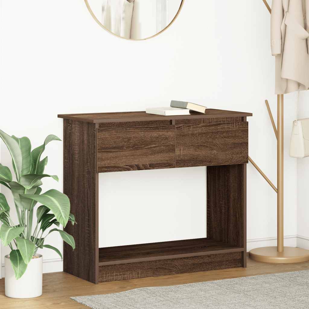 Consolă cu sertare Stejar maro 85,5x38,5x74,5 cm GartenMobel Dekor