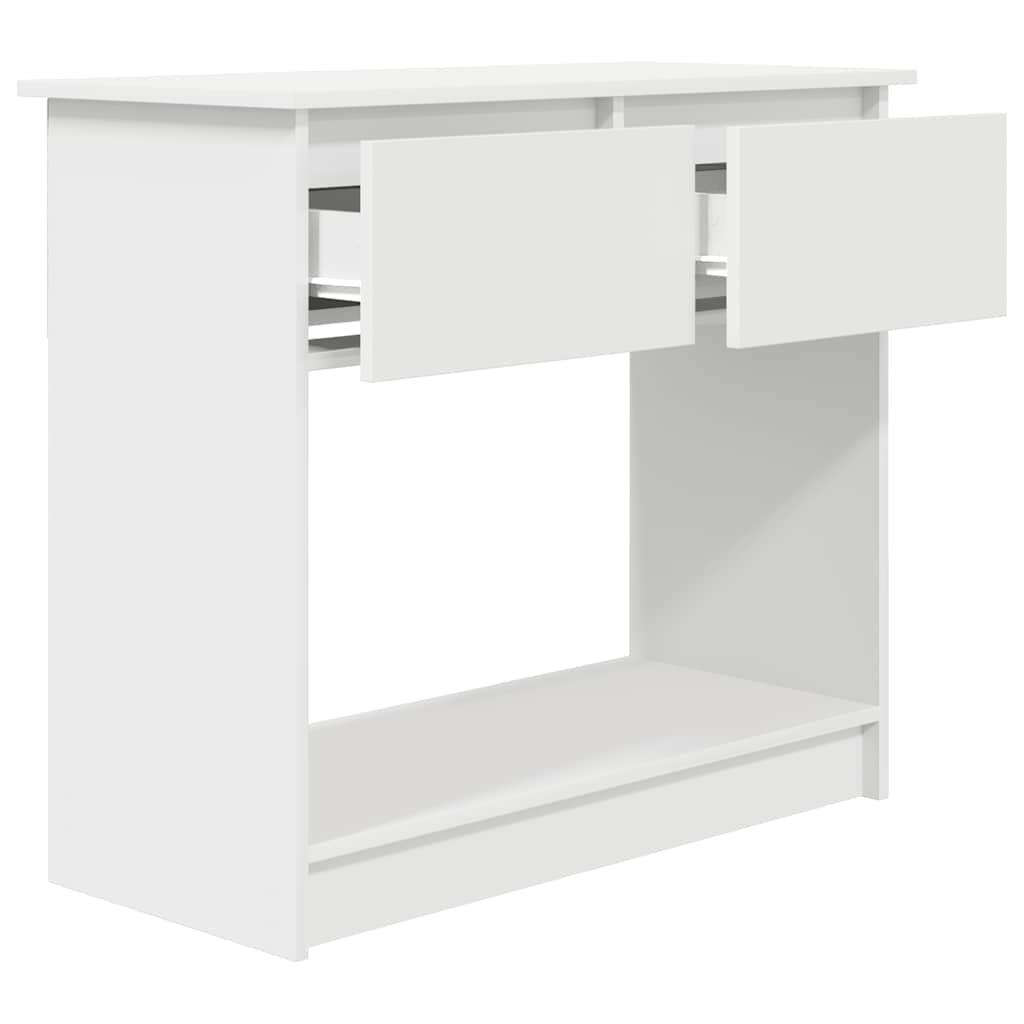 Consolă cu sertare alb 85,5x38,5x74,5 cm GartenMobel Dekor