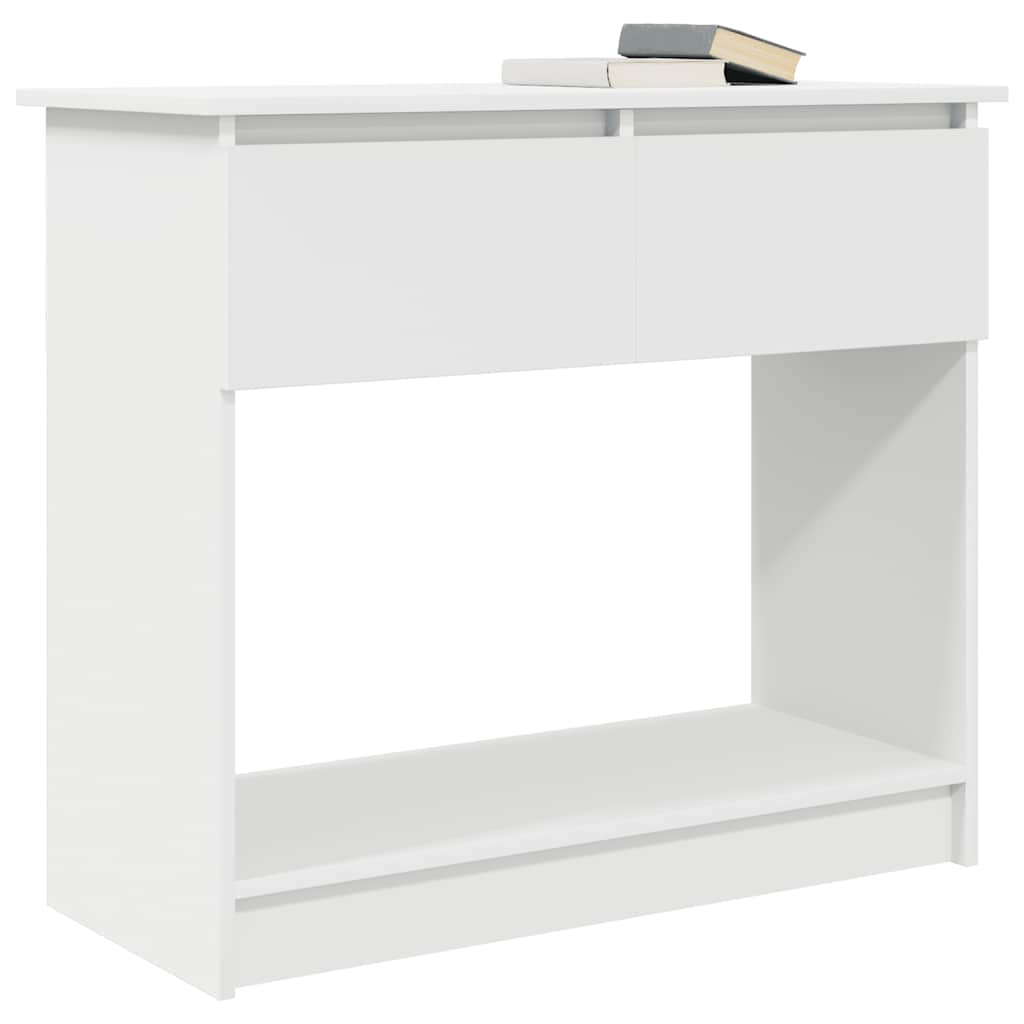 Consolă cu sertare alb 85,5x38,5x74,5 cm GartenMobel Dekor