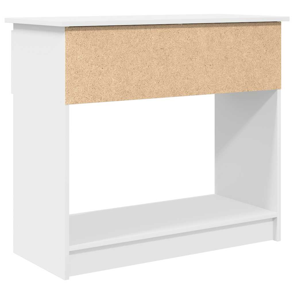 Consolă cu sertare alb 85,5x38,5x74,5 cm GartenMobel Dekor