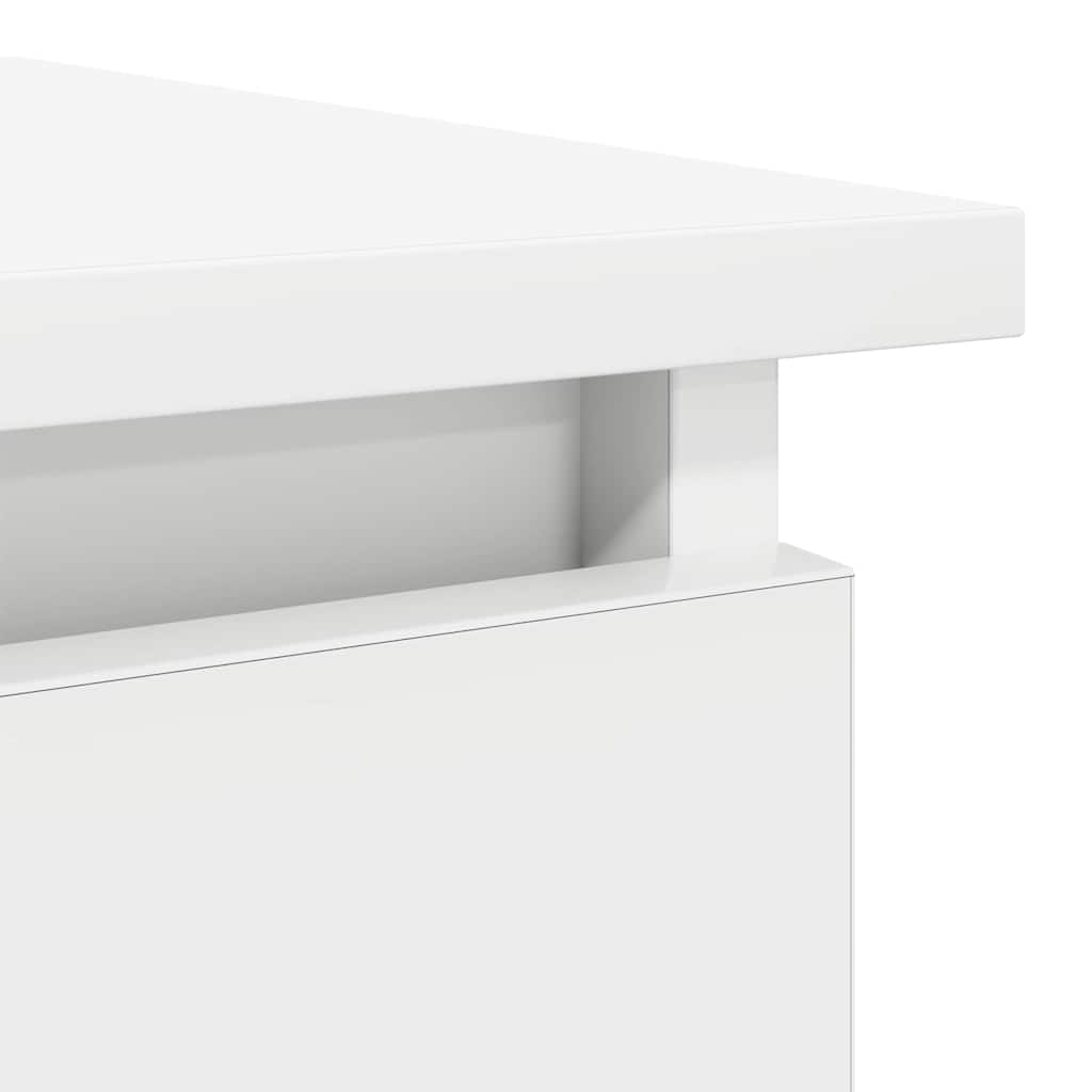Consolă cu sertare alb 85,5x38,5x74,5 cm GartenMobel Dekor