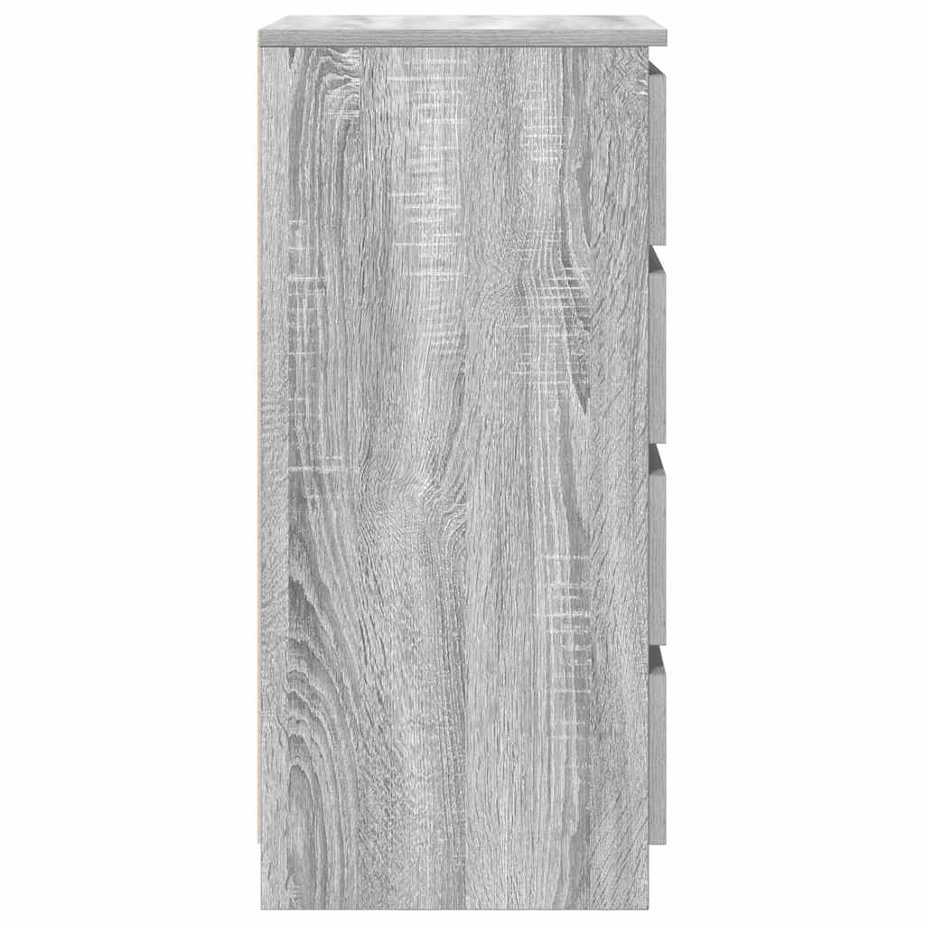 Bufetă cu sertare Gri Sonoma 37,5x35x99 cm Lemn prelucrat GartenMobel Dekor