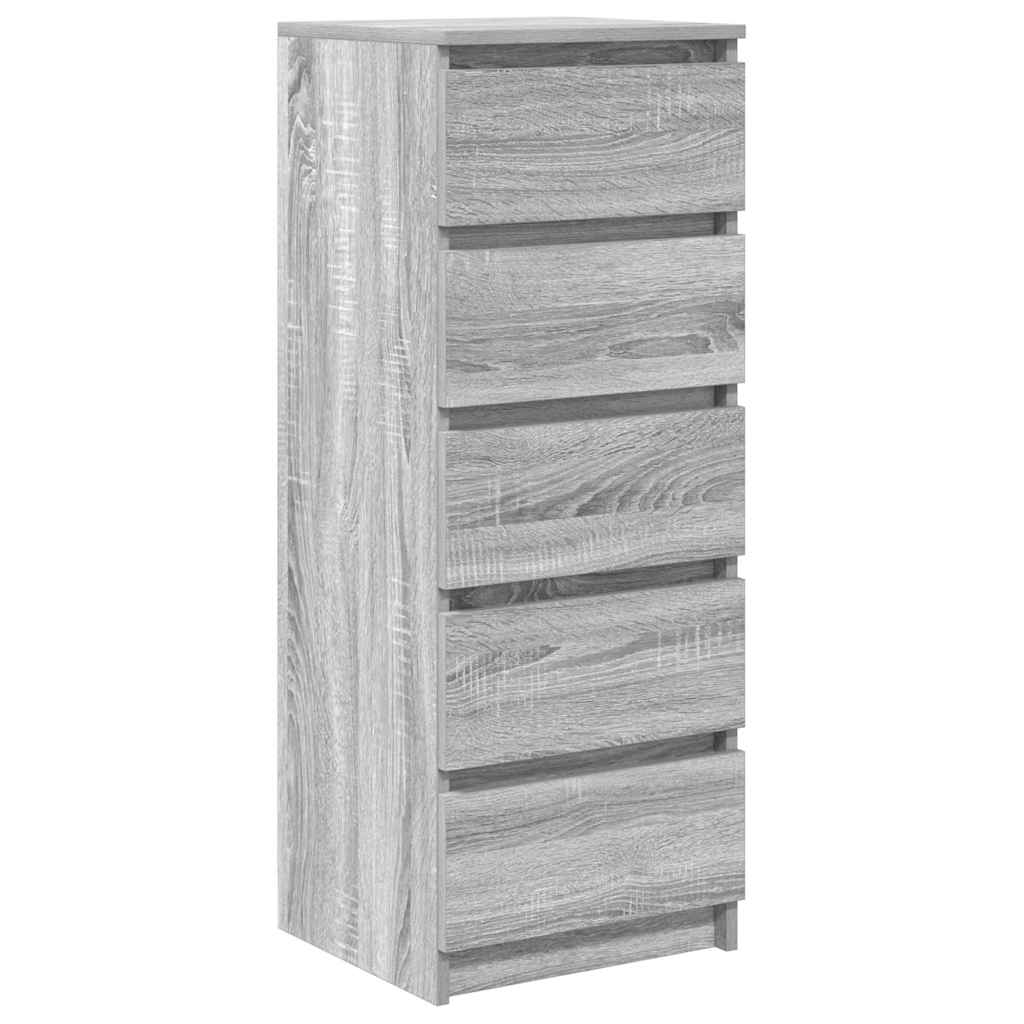 Bufetă cu sertare Gri Sonoma 37,5x35x99 cm Lemn prelucrat GartenMobel Dekor