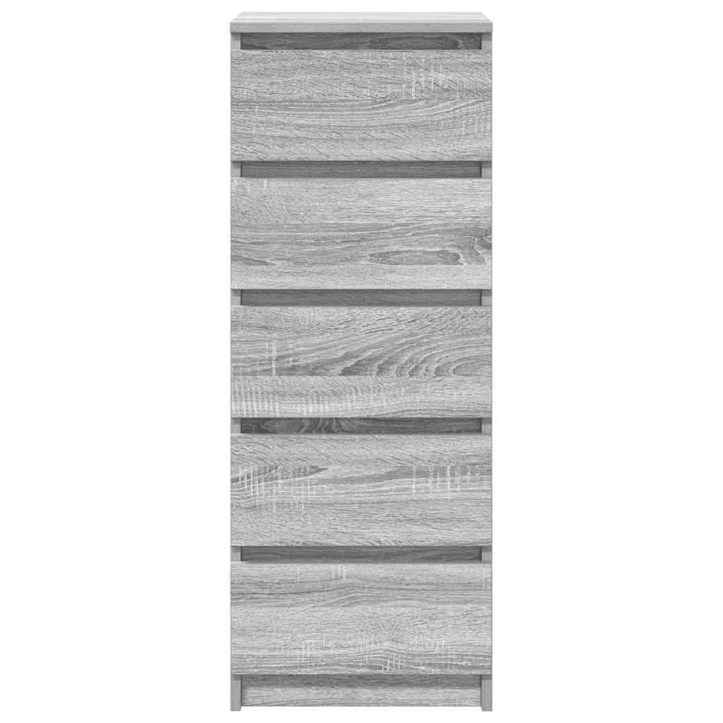 Bufetă cu sertare Gri Sonoma 37,5x35x99 cm Lemn prelucrat GartenMobel Dekor