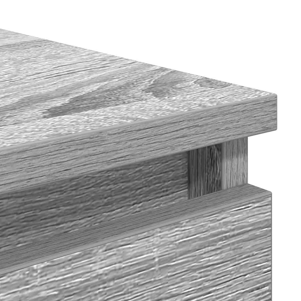 Bufetă cu sertare Gri Sonoma 37,5x35x99 cm Lemn prelucrat GartenMobel Dekor